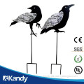 handmade metal bird animal decoration garden stakes